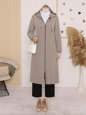 Kapüşonlu Cepli Ayrobin Kap