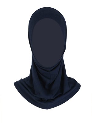 Lacivert Düz Çocuk Türbanı