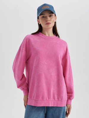 Regular Fit Bisiklet Yaka Sweatshirt Tunik