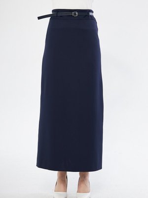 Kemerli Fermuarlı Kalem Etek, Kalem Etek, İş Eteği, Hediye, Uzun Etek