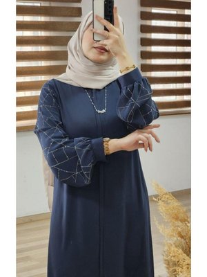 Yeni Sezonlu Kadın Yazlık Ferace Kollar Reglan Ve İşlemeli Model Yeni Sezonlu Kadın Yazlık Ferace Kollar Reglan Ve İşlemeli Model