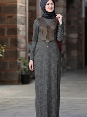 Haki Kuğu Elbise Haki Kuğu Elbise