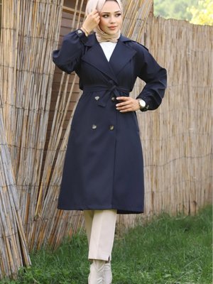 Kol Kemerli Trençkot Taba