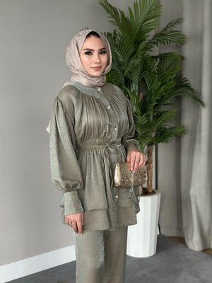 Mia Pantolon Takım Mint