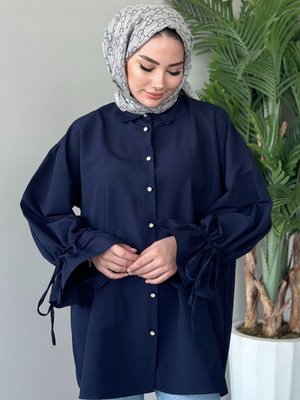 Helin Gömlek Lacivert