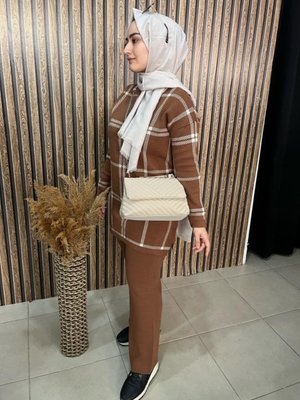 Yıldız Desen Triko İkili Takım