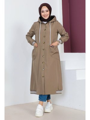 Vizon Ribanalı Trençkot