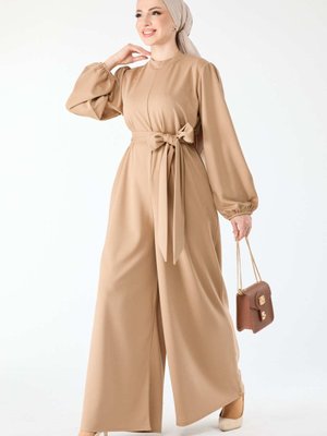 Vızon Hakim Yaka Uzun Kollu Tulum