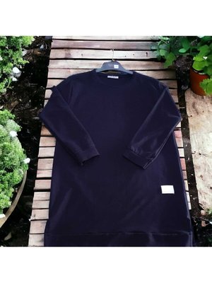 Mevsimlik Bisiklet Yaka İplik Diz Üstü Yırtmaçlı Tunik/sweatshirt Mevsimlik Bisiklet Yaka İplik Diz Üstü Yırtmaçlı Tunik/sweatshirt