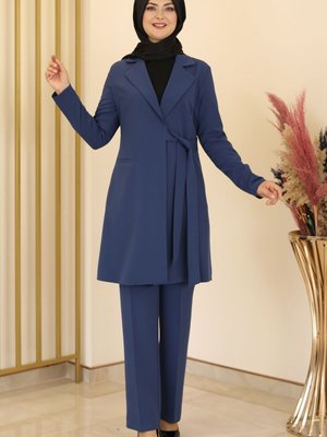 Sofya İkili Takım İndigo Design