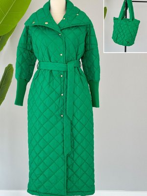 Çantalı Kapitone Kaban Mont Benetton Çantalı Kapitone Kaban Mont Benetton