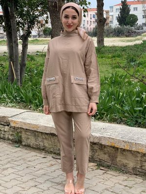 Vizon Cepleri Taşlı İkili Takım Vizon Cepleri Taşlı İkili Takım