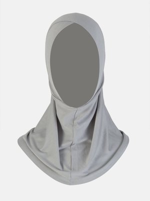 Çapraz Çocuk Türbanı Acik Gri