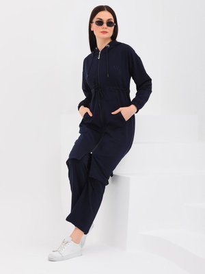Trenç Model Uzun Eşofman Takımı Lacivert