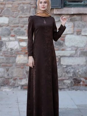 Kahve Esin Elbise Kahve Esin Elbise