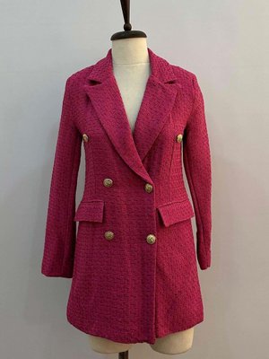 Düğmeli Ceket Pembe Düğmeli Ceket Pembe