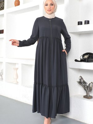 Volanlı Ferace Antrasit