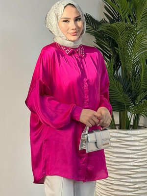 Nisanur Gömlek Fuşya