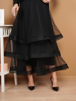 Volanlı Tül Etek Volanlı Tül Etek