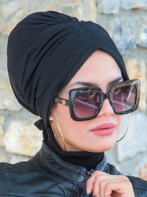 Siyah Hazır Türban