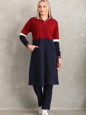 Bordo Uzun Spor Eşofman Takım