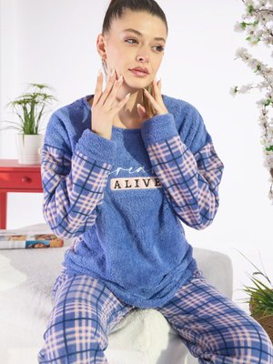 Indıgo Peluş Pijama Takımı Indıgo Peluş Pijama Takımı