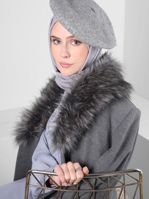 Kürk Detaylı Kaban