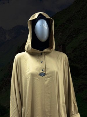 Kapüşonlu Elbise Goryanka Kumaş