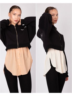 2’li Paket Yırtmaçlı Gömlek Seti İçlik Uzatıcı Tunik Etek Bej Ve Krem 2’li Paket Yırtmaçlı Gömlek Seti İçlik Uzatıcı Tunik Etek Bej Ve Krem