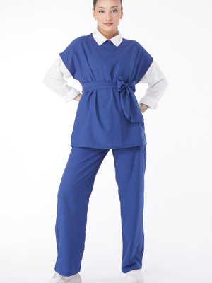 Indıgo Bisiklet Yaka Kısa Kollu İkili Takım