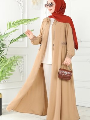 Vizyon Püsküllü Medine İpeği Ferace Vizyon Püsküllü Medine İpeği Ferace