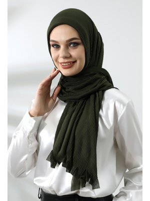 Haki Hazır Pratik Fitilli Pamuklu Şal Haki Hazır Pratik Fitilli Pamuklu Şal