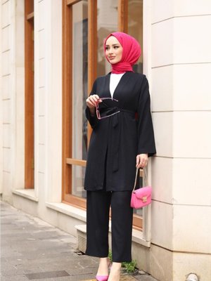 Kuşaklı Kimono Takım Kuşaklı Kimono Takım