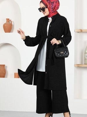 Siyah Kemerli Kışlık Takım