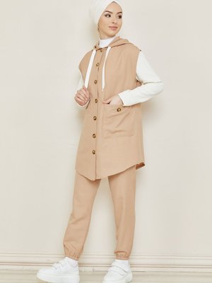 Bej Tunik + Pantolon