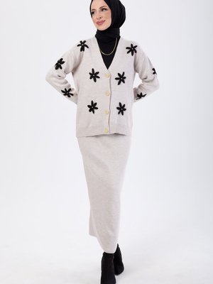 Tas Etek Hırka Triko İkili Takım