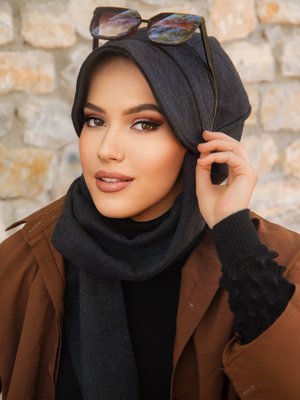 Antrasit Kaşe Şapka