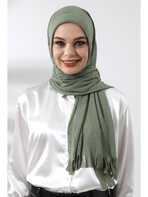 Hazır Pratik Fitilli Pamuklu Şal Mint Hazır Pratik Fitilli Pamuklu Şal Mint