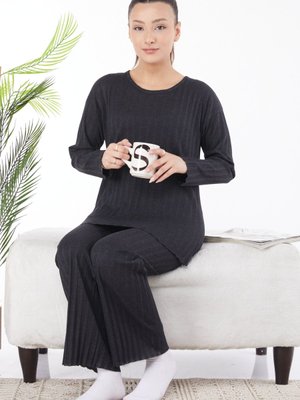 Antrasıt Pijama Takımı Antrasıt Pijama Takımı