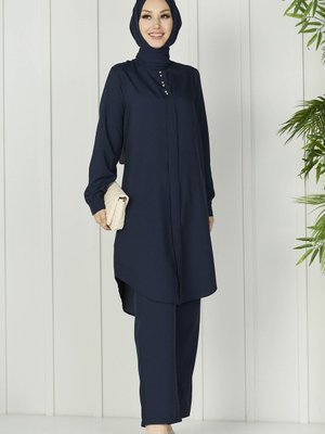 Lacıvert Tunik + Pantolon