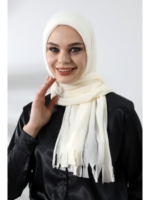 Krem Hazır Pratik Fitilli Pamuklu Şal Krem Hazır Pratik Fitilli Pamuklu Şal