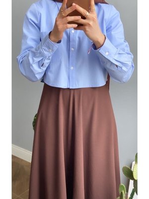 Kahverengi Kloş Etek