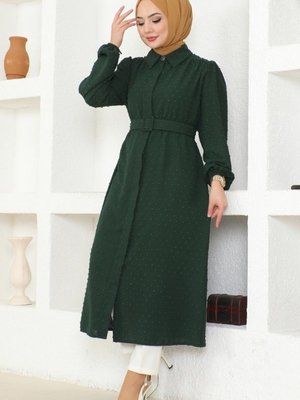 Zümrüt Düğme Detaylı Mevsimlik Kap Zümrüt Düğme Detaylı Mevsimlik Kap