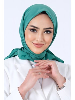 Çim Yeşili Asya Eşarp