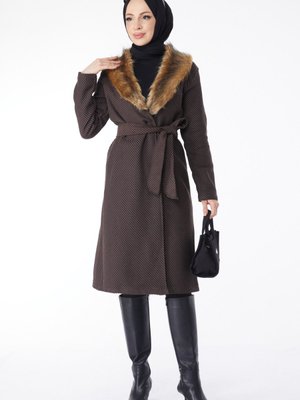 Kahve Kürklü Kaban Kahve Kürklü Kaban