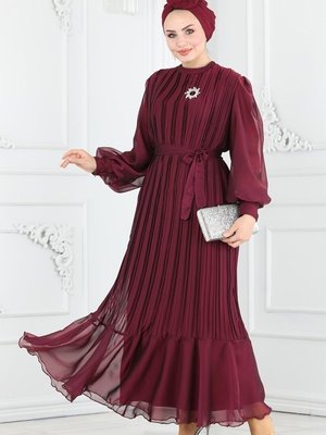 Mürdüm Piliseli Janjan Abiye Elbise