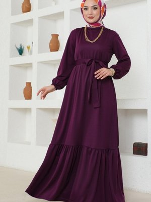 Mor Kemerli Mira Elbise Mor Kemerli Mira Elbise