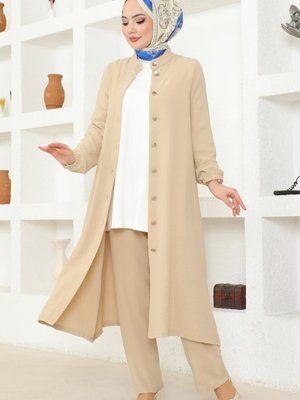 Taş Önden Düğmeli Basic Takım Taş Önden Düğmeli Basic Takım