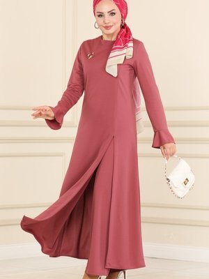 Gül Kurusu Yırtmaçlı Mira Takım Gül Kurusu Yırtmaçlı Mira Takım