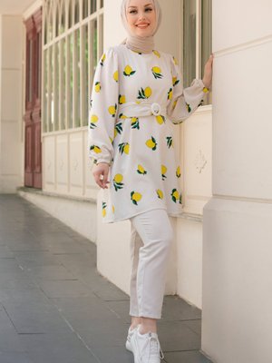 Sarı Tunik + Pantolon